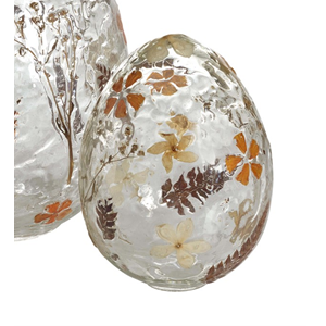 Siv dekoration växter blommor glas ägg